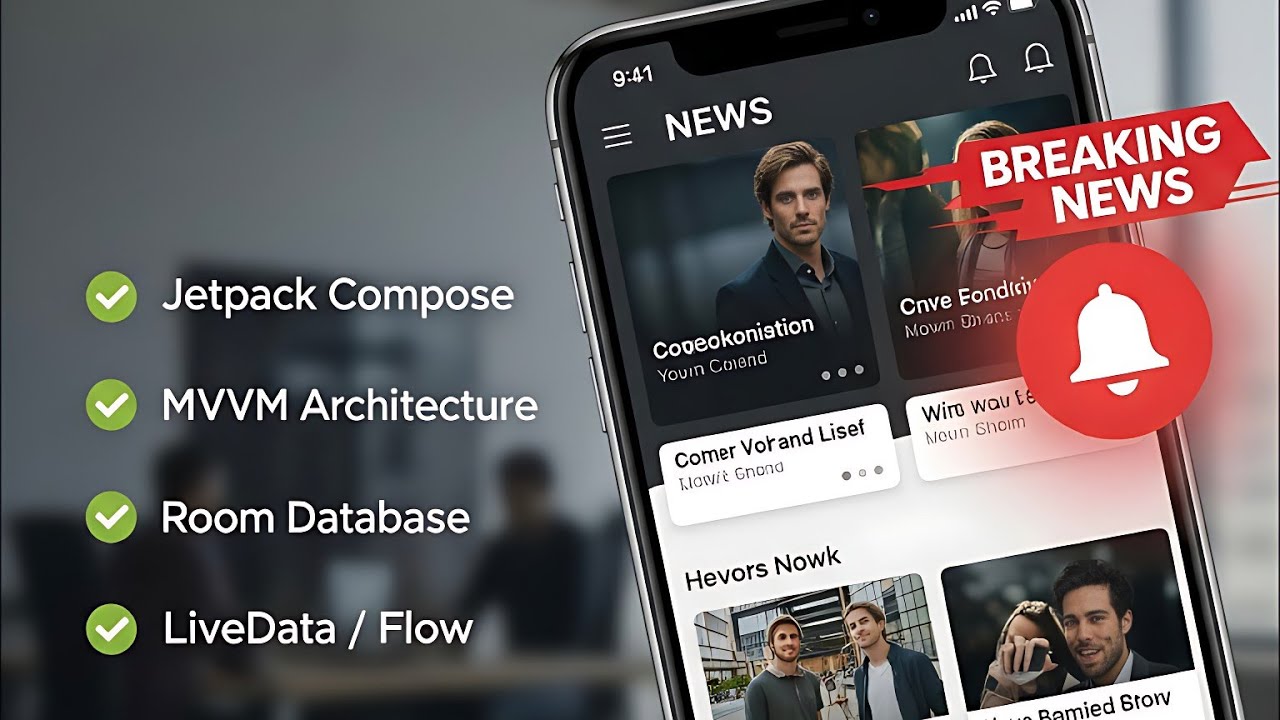 News App In  MVVM and Jetpack Compose  Part 5 | Jetpack Compose | News App | Android App Development
