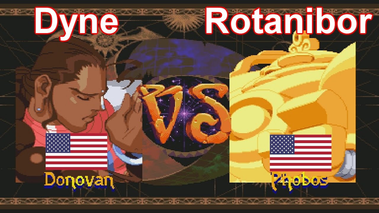 Vampire Savior 2: The Lord of Vampire - Dyne vs Rotanibor