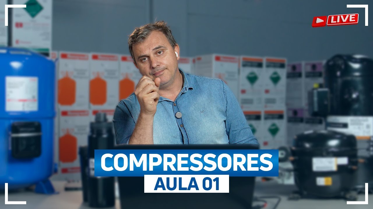 COMPRESSORES DE REFRIGERAÇÃO: Funções, Tipos e Ciclo de Refrigeração | Aula Completa - Parte 1