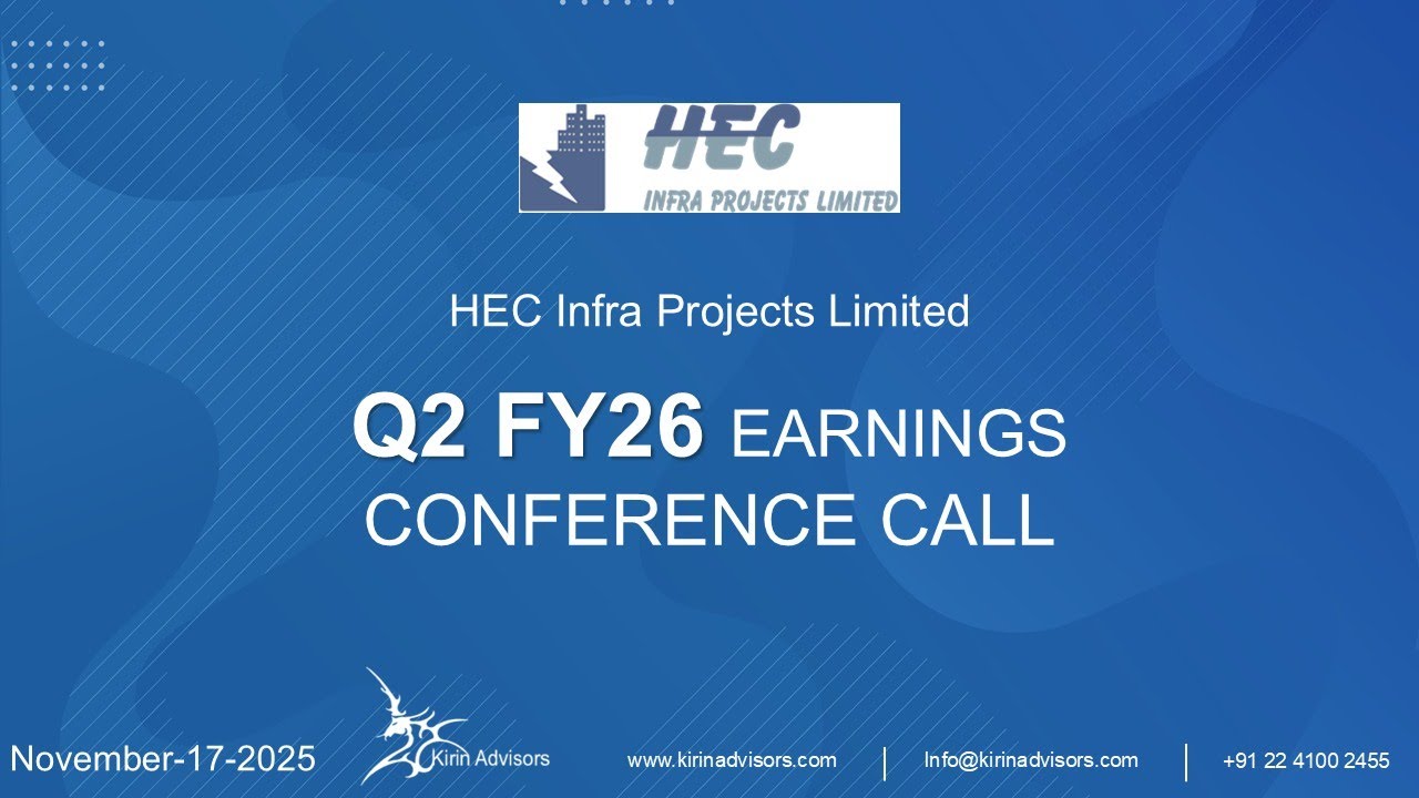 HEC Infra Projects Limited Q2 FY26 Earnings Conference Call