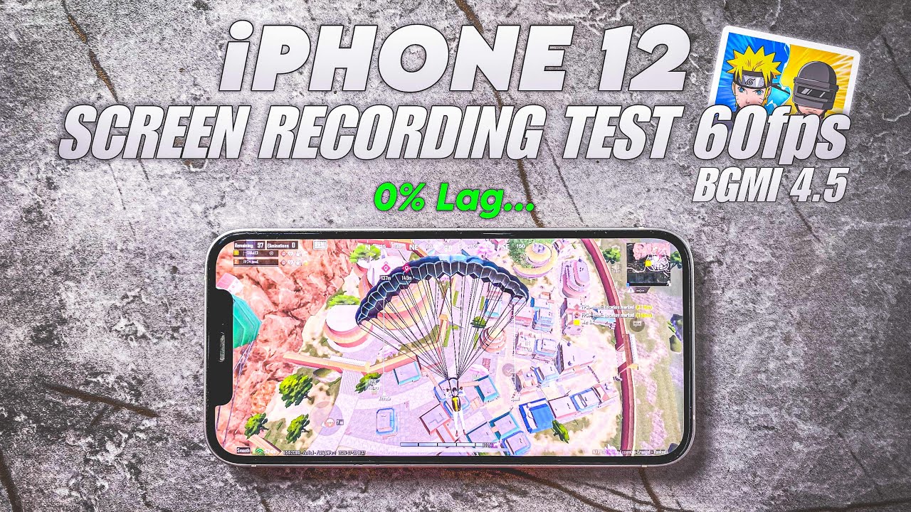 iphone 12 BGMI 4.5 update screen recording 60fps test &bull; part 2 &bull; iphone 12 gaming test 2026 &bull;