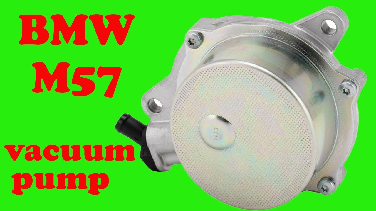 BMW M57 VACUUM PUMP SERVICE