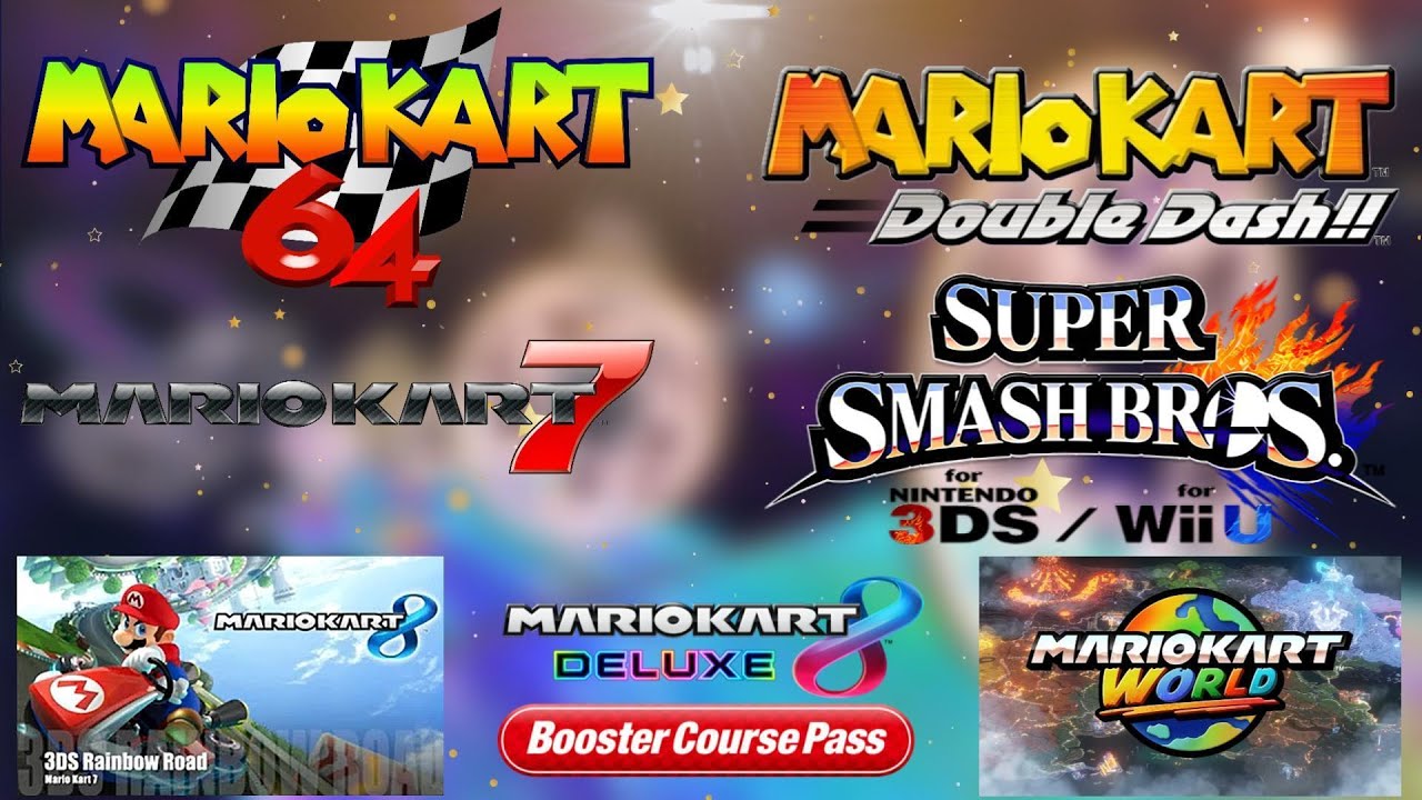 3DS Rainbow Road Moon Mario Kart Ultimate Mashup Remix Music Extended + Final Lap