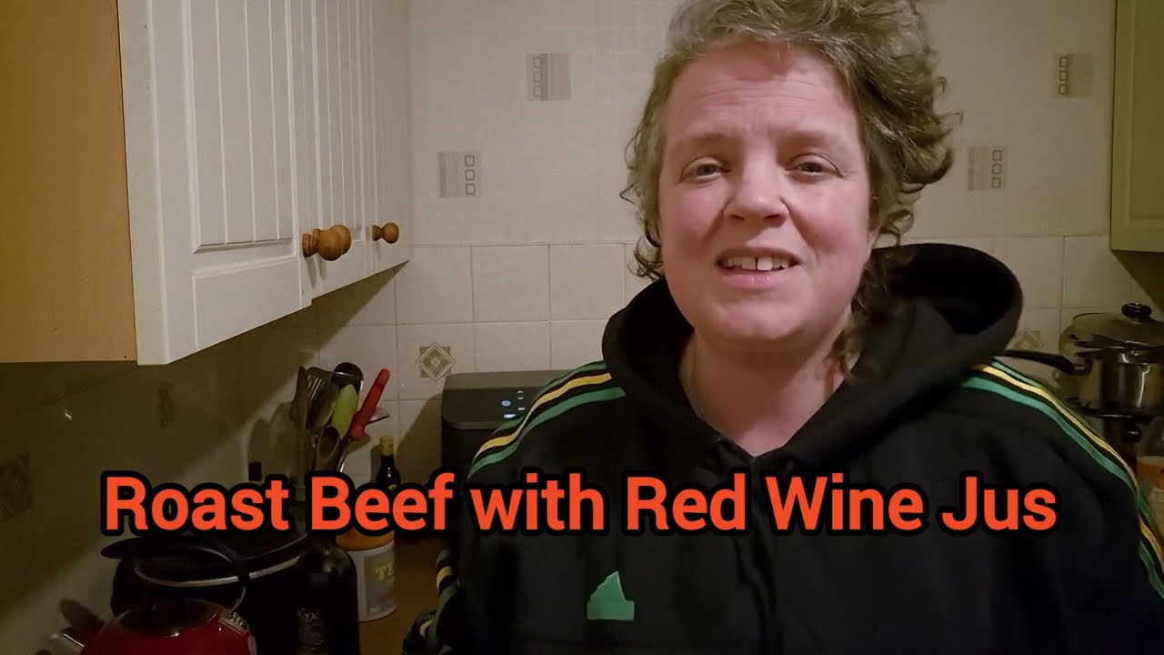 Roast Beef with red wine jus