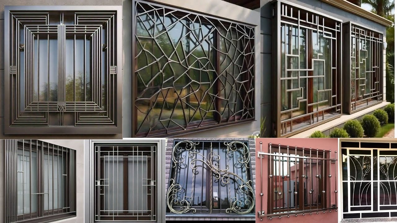 100+ Modern and Latest Window Iron Grill Design 2025 | Best Iron Window Grill Design For Home