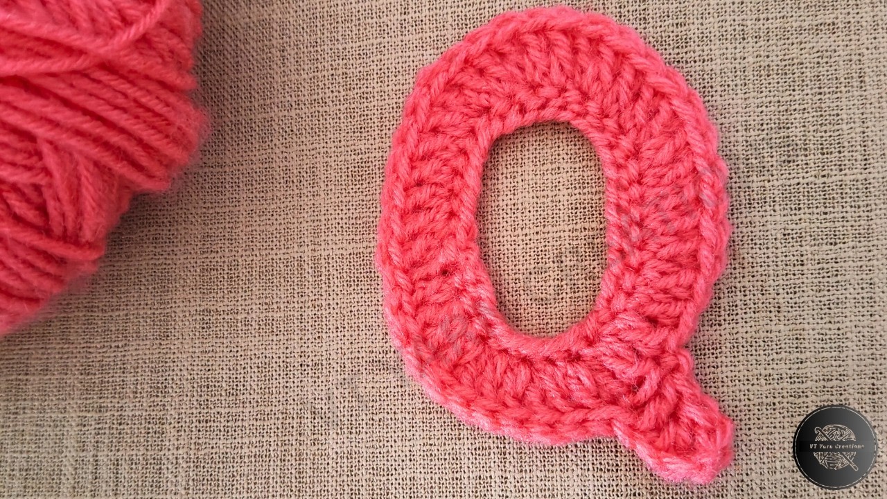 How to crochet alphabet letters | Crochet Letter Q | crochet alphabet letters tutorial