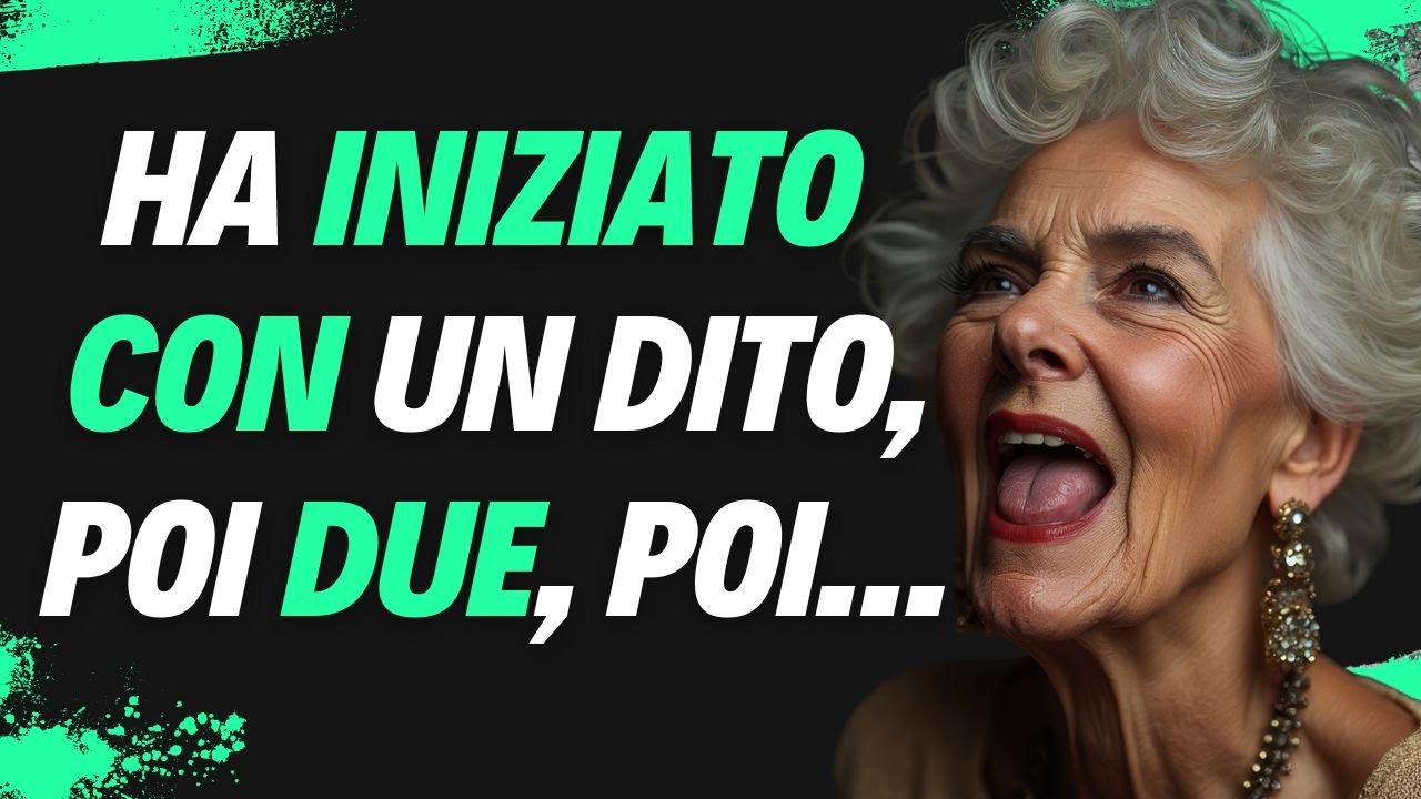 La donna che vive vicino a mia zia mi ha invitato nel suo home theater per fare “quella cosa”.