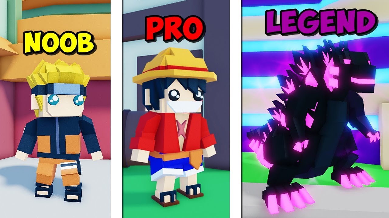 ROBLOX TAPI SETIAP NAIK LEVEL BERUBAH KARAKTER ANIME KEREN