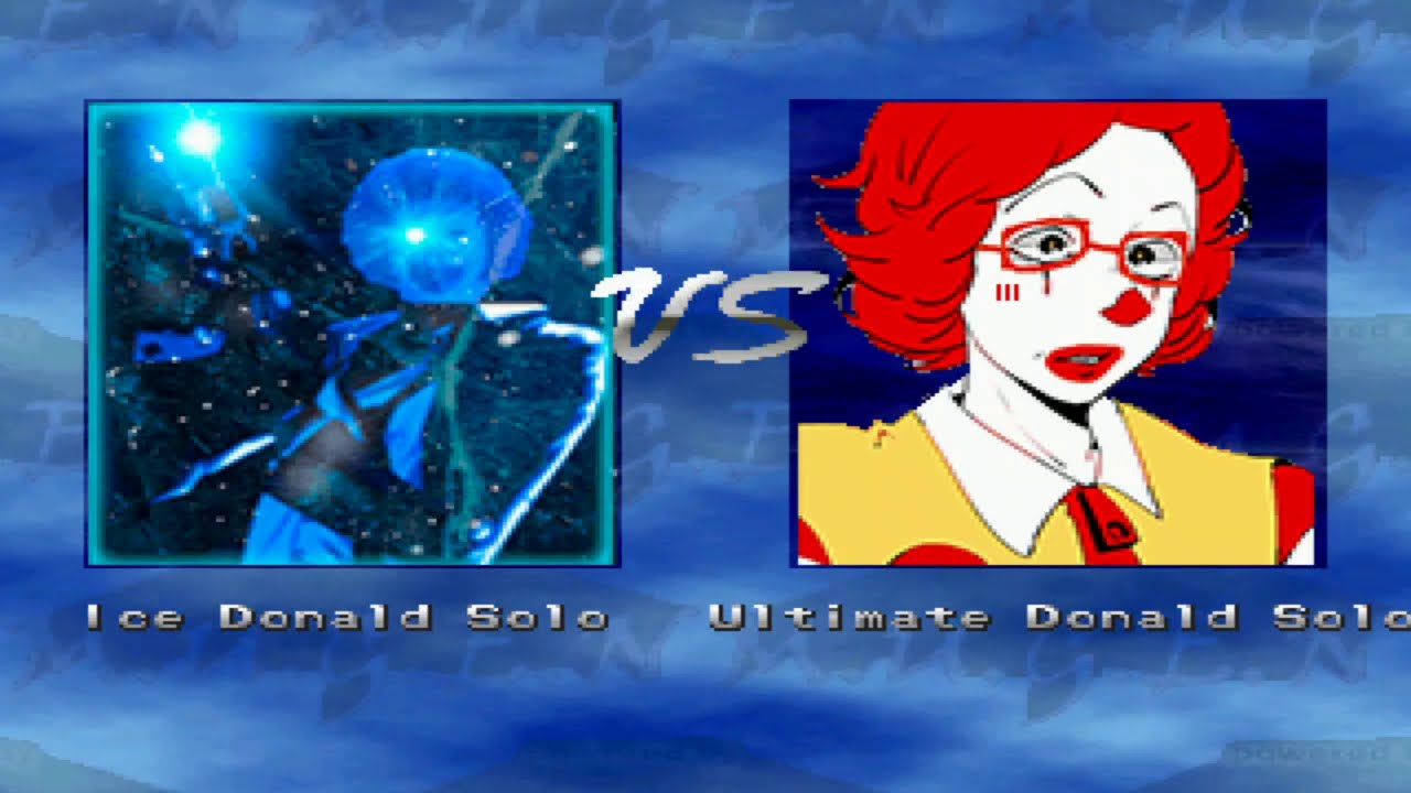 ADC MUGEN #63: Ice Donald Solo (1p, 10p, 9p, 11p) VS Ultimate Donald Solo (1p, 9p, 11p, 12p)