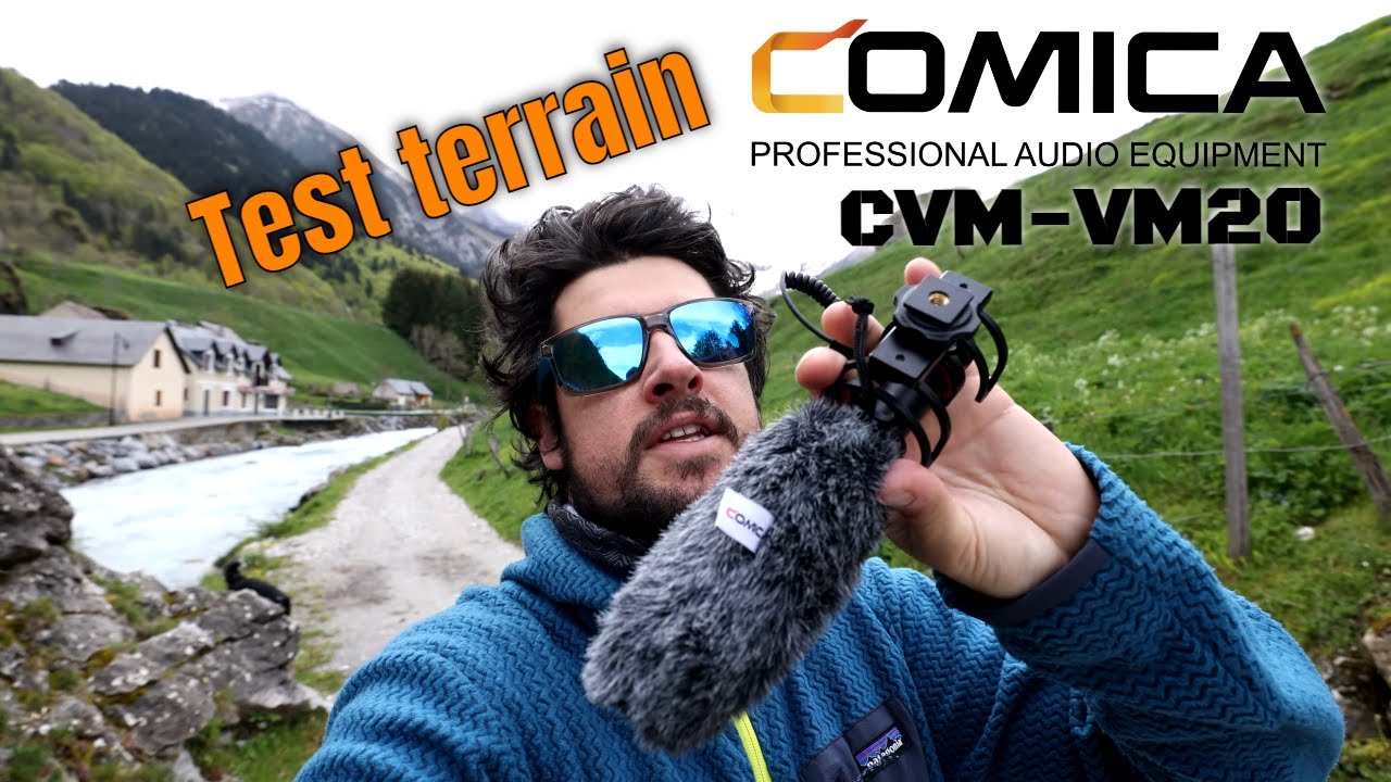 Test terrain du micro canon Comica CVM-VM20 (+ déballage, tour des accessoires...)