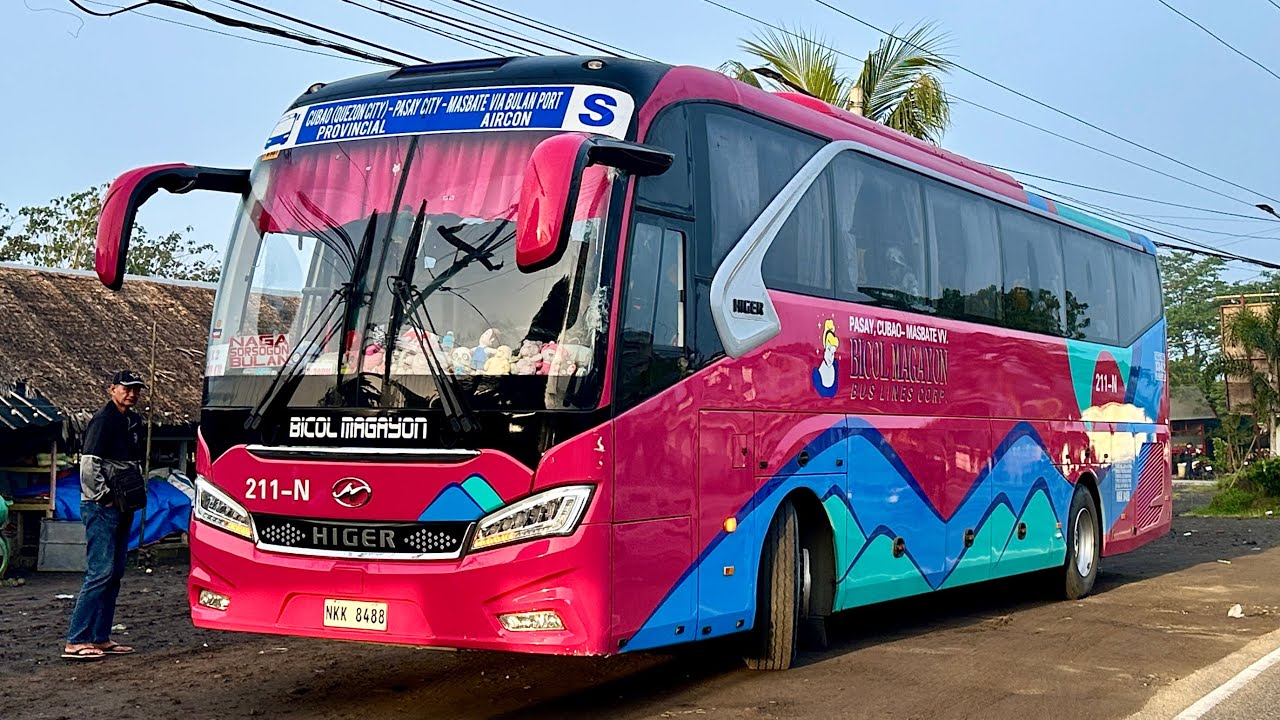 Bicol Magayon Bus Line Higer Tourist