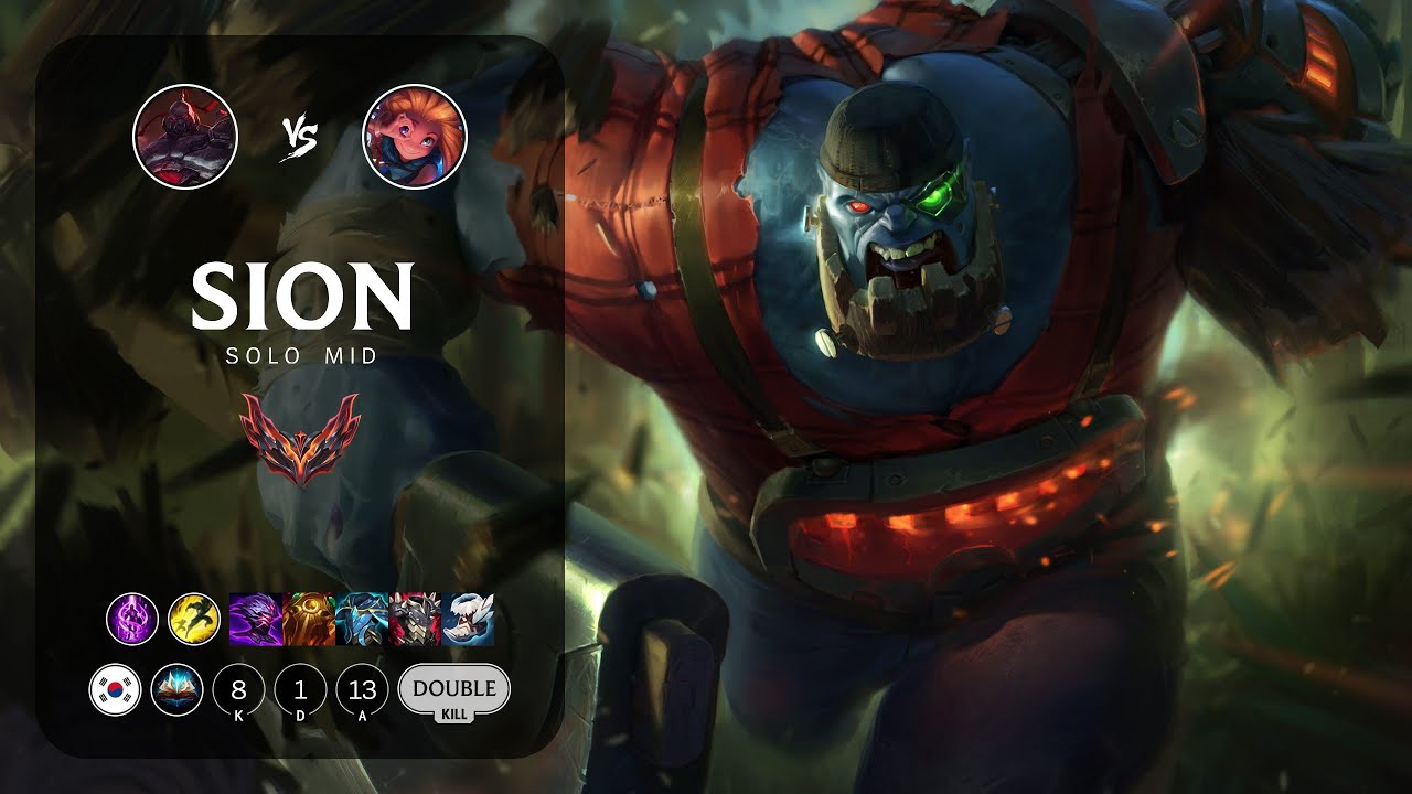 Sion Mid vs Zoe - KR Grandmaster Patch 13.1