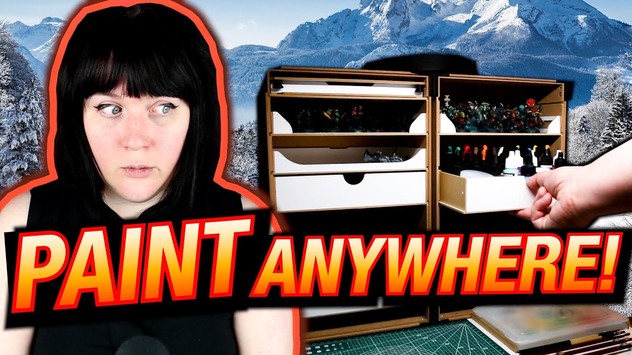 Building The Ultimate Portable Miniature Painting Kit!!!!
