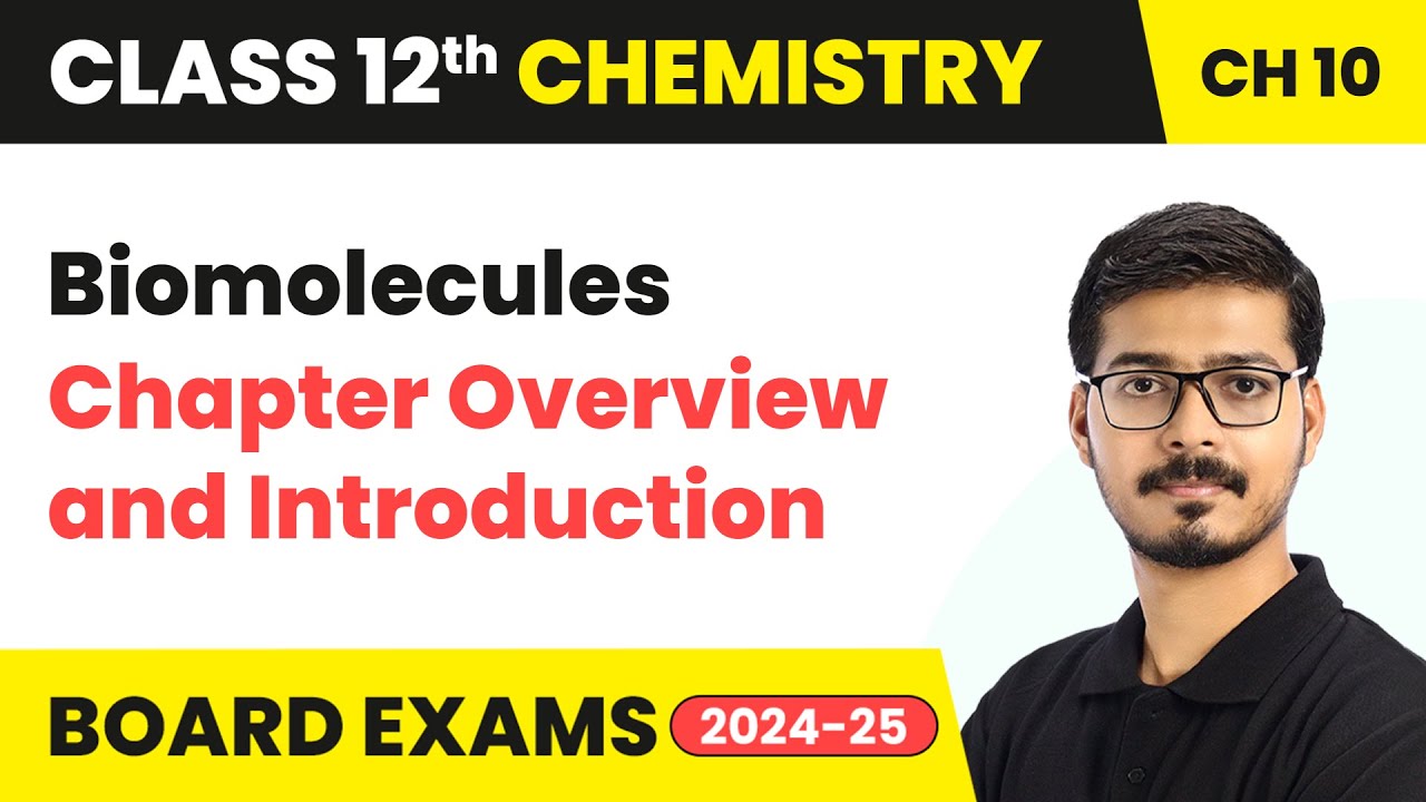 Biomolecules - Chapter Overview and Introduction | Class 12 Chemistry Chapter 10 | CBSE 2025-26