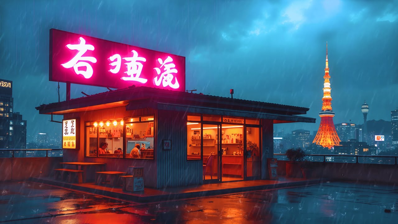 Midnight Tokyo Streets 🌧️ Chill Lofi for Focus & Relax