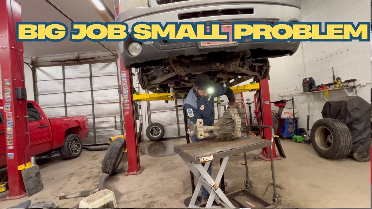 How to Replace oil cooler lines on a 2013 GMC Sierra 5.3 & Front diff removal