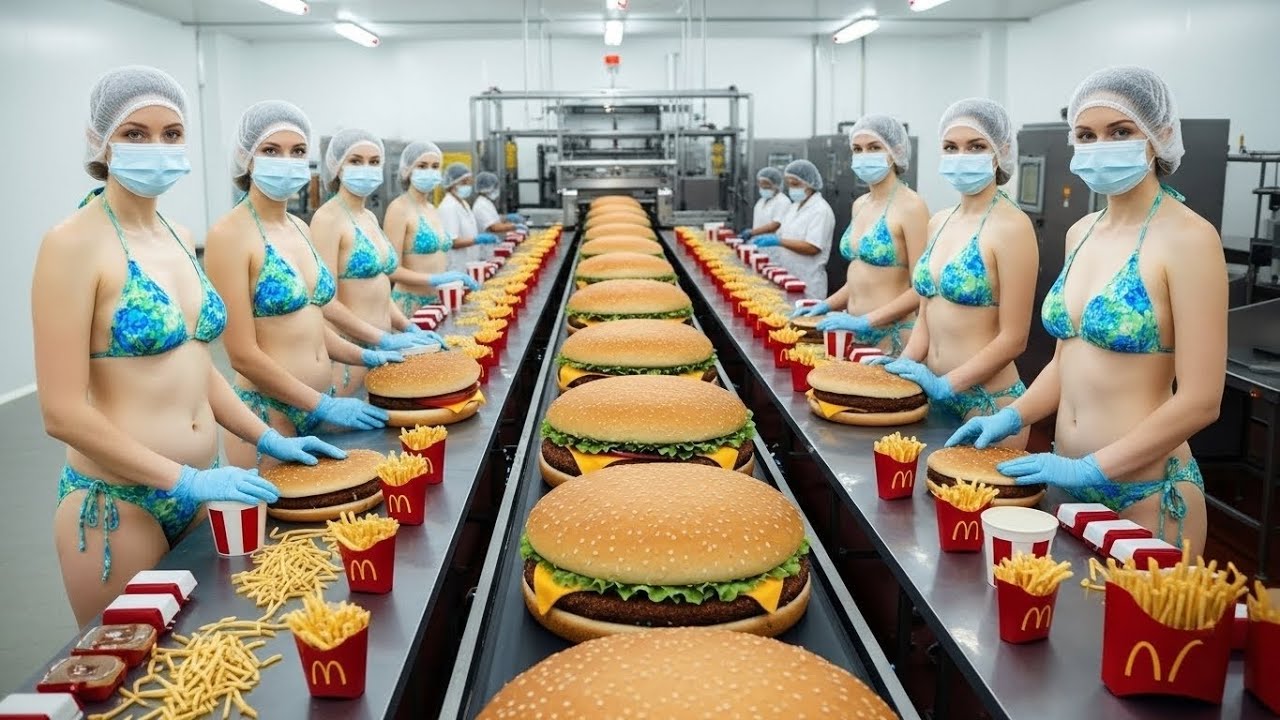 Inside the McDonald’s Production Line: From Raw Beef to Big Mac (Full Process)