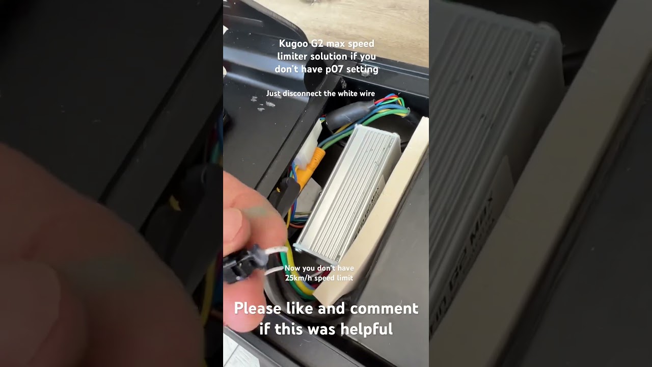 KUGOO G2 max speed limiter p07 setting missing solution #p07 #kugoo #speedlimiter #scooter #kukirin