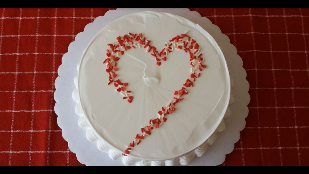 Pastel para festejar el Día de San Valentín