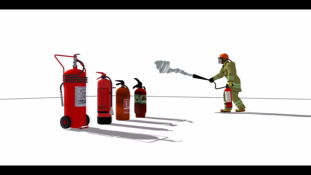 طفايات الحريق وانواعها واستخداماتها