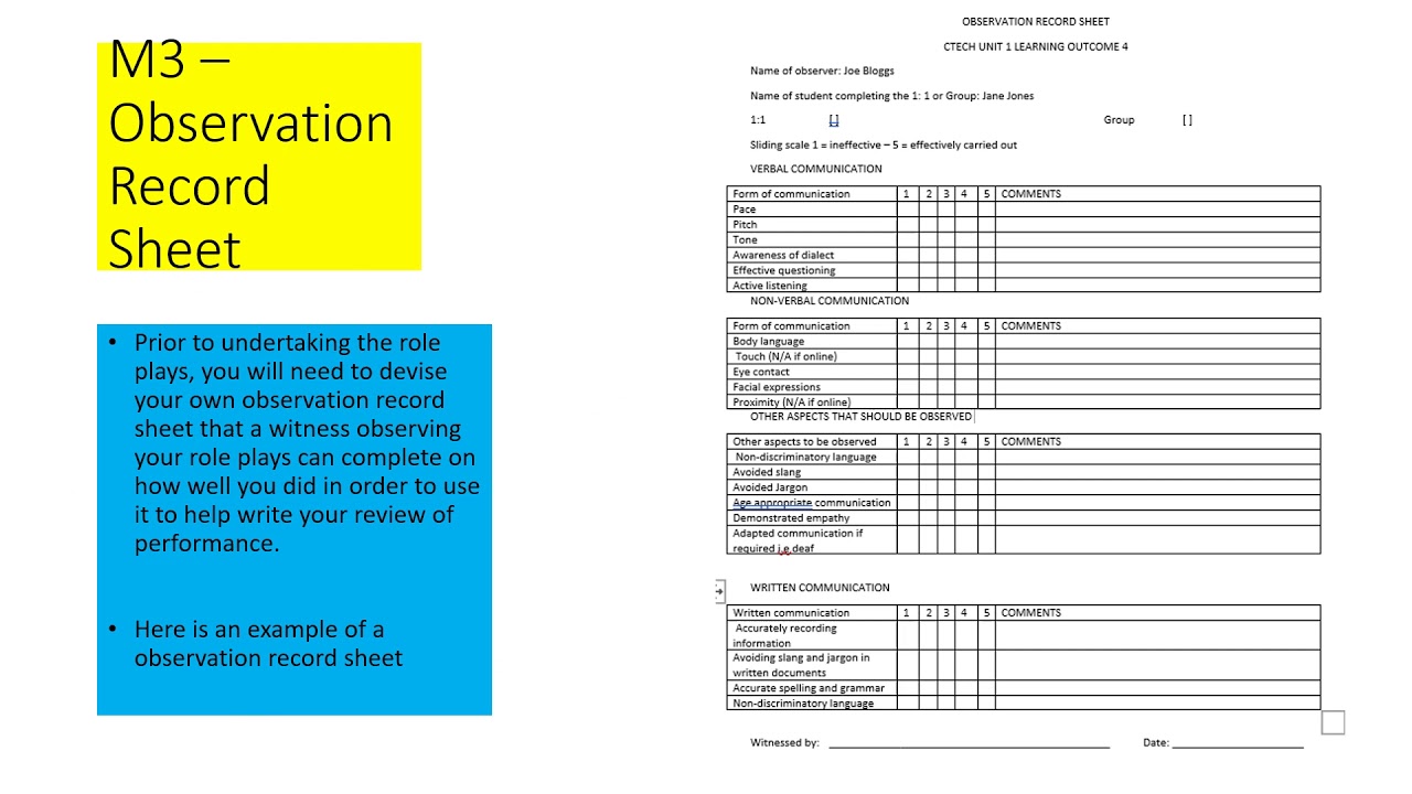 Cambridge Technical in Health and Social Care - Unit 1 - Learning Outcome 4