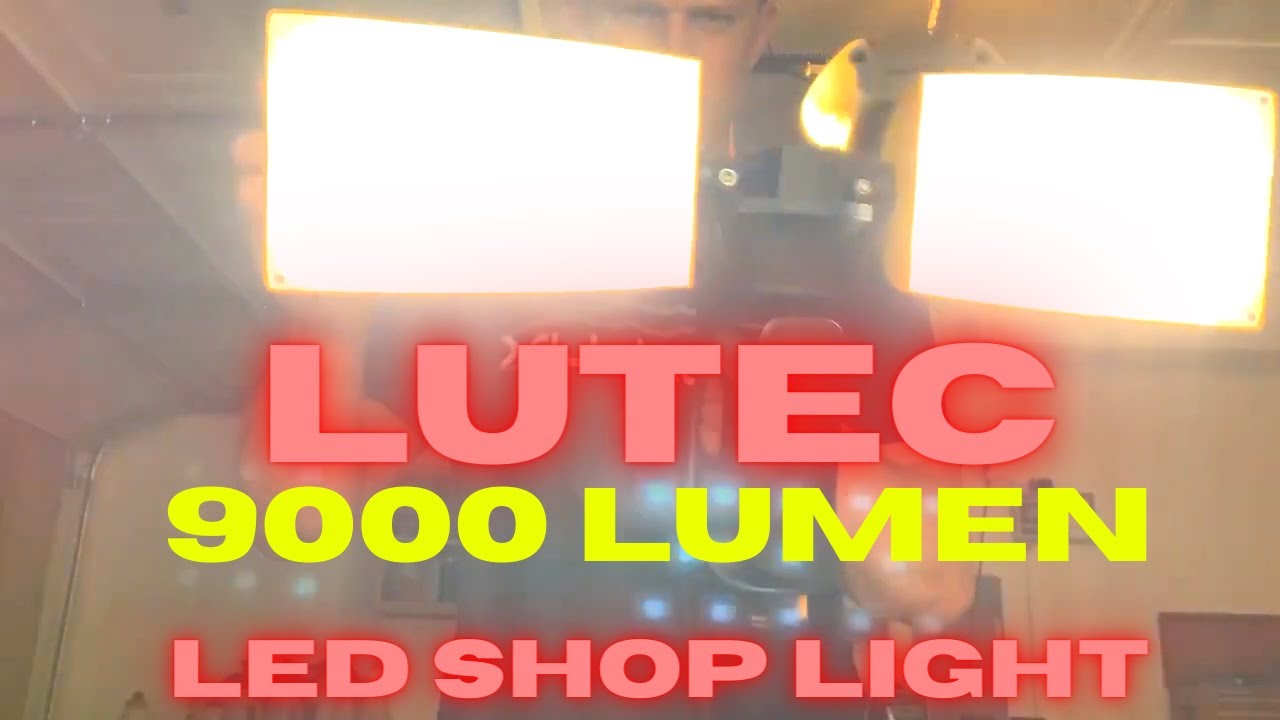 Portable 9000 Lumen LED Work Light From Lutec  | Lutec 6290 Pro
