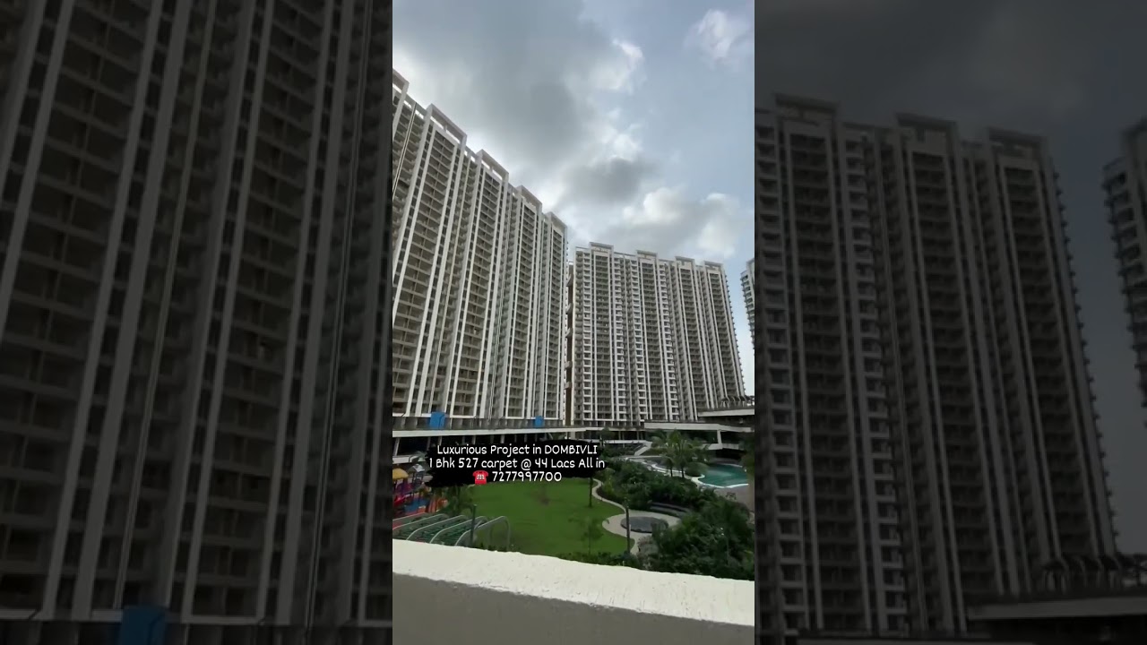 1 BHK @ 44 LAKHS ALL INCLUSIVE IN REGENCY ANANTAM DOMBIVLI ☎️ 7277997700 #regencyanantam