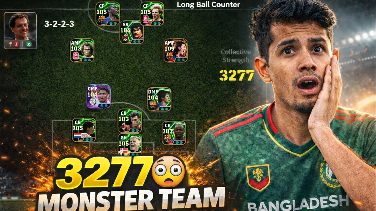 3277 Team Strength 😱 Can This Beat Division 1? | eFootball 2026