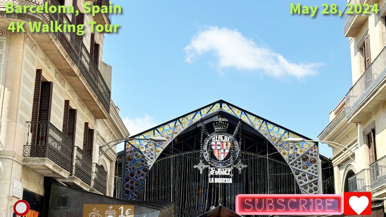 **4K** | Spain | Barcelona | Walking Tour | May 28, 2024