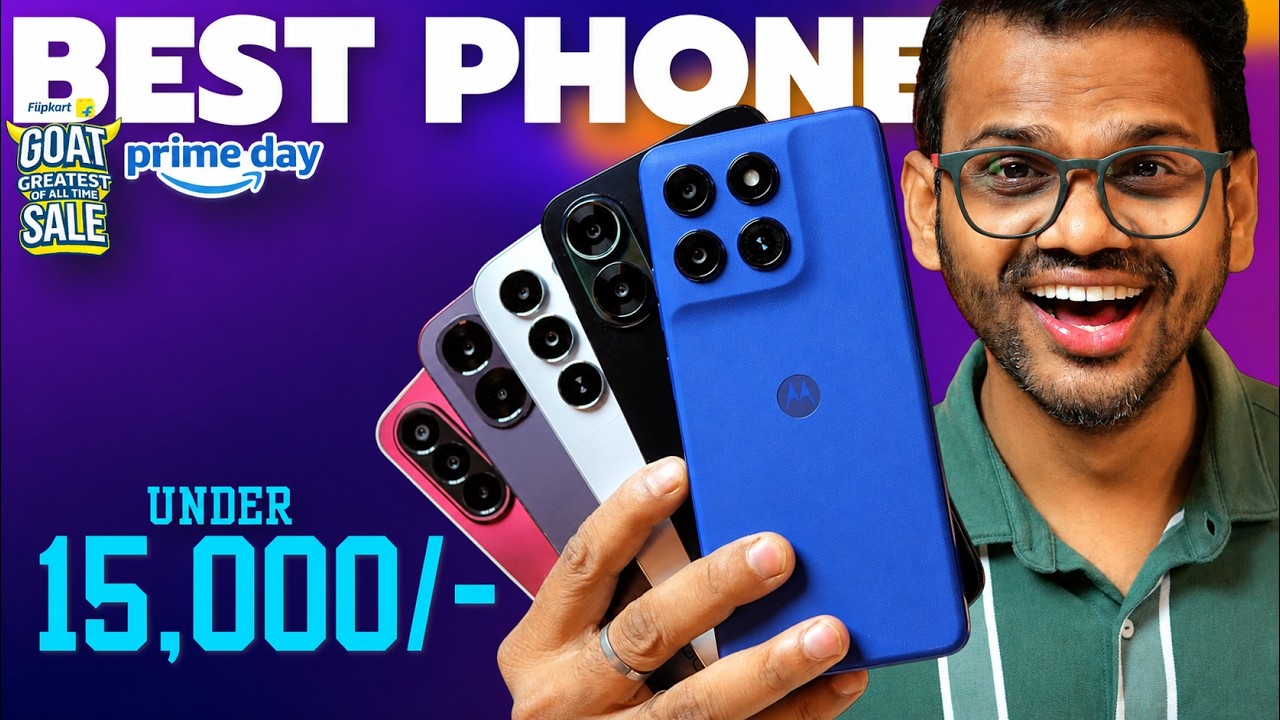TOP 5 Best Phones Under 15000⚡Flipkart & Amazon Sale✨5G Phones Under 15000