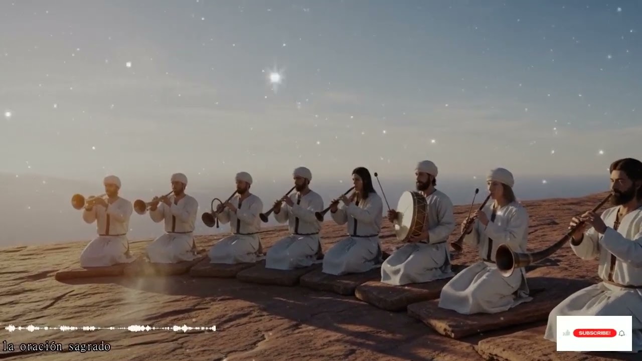 En Jerusalén Resuena El Shofar Con Arpas Y Cánticos Del Templo En Profunda Adoración A Adonai