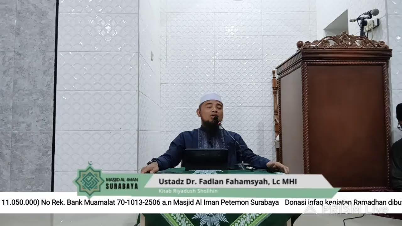Siaran langsung Masjid Al Iman Surabaya