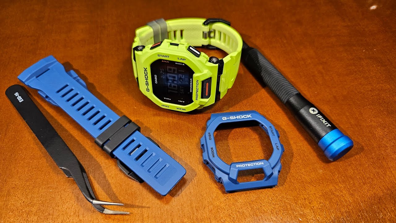 Wymiana paska i bezela w Casio G-Shock GBD-200 [PL]