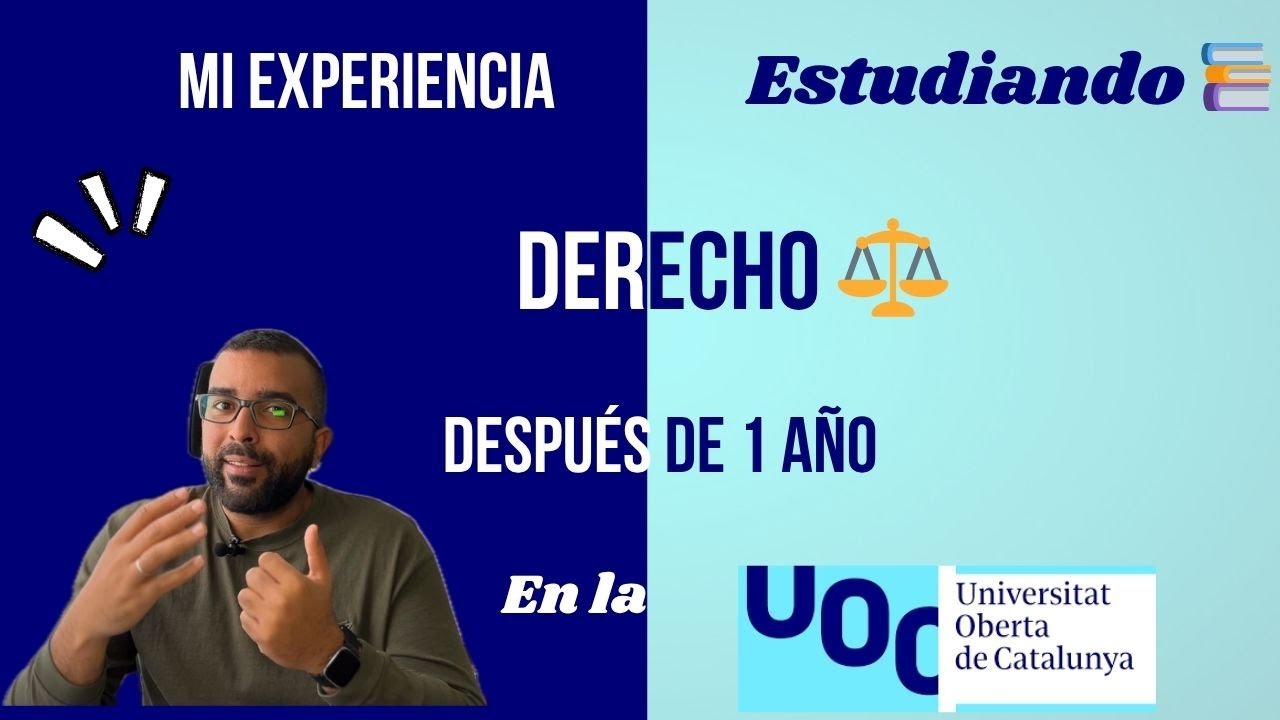 🔴 Mi experiencia tras un año estudiando DERECHO en la UOC: notas reales, progreso y frustraciones.