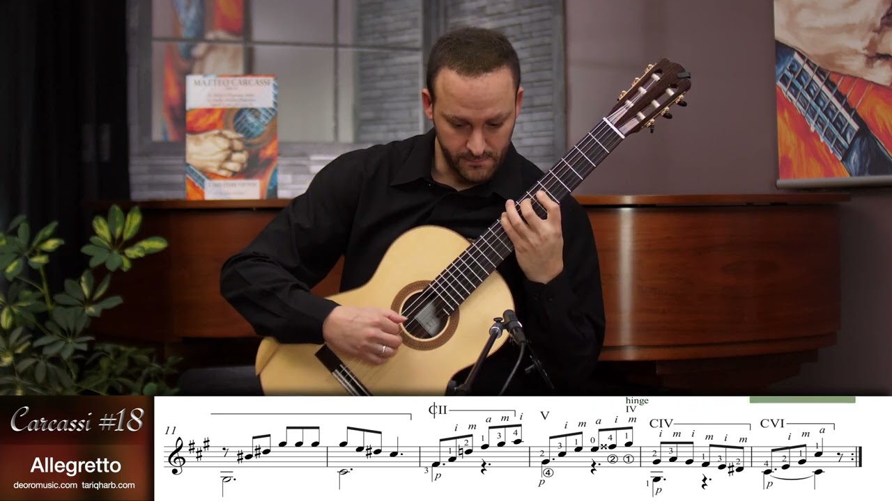 Carcassi: Study No. 18, Op. 60 (Tariq Harb, guitar)