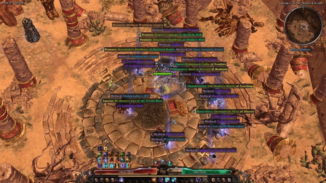 HARDCORE Ultimate SR 65-66 VS Lightning Shadow Strike Reaper (Grim Dawn)