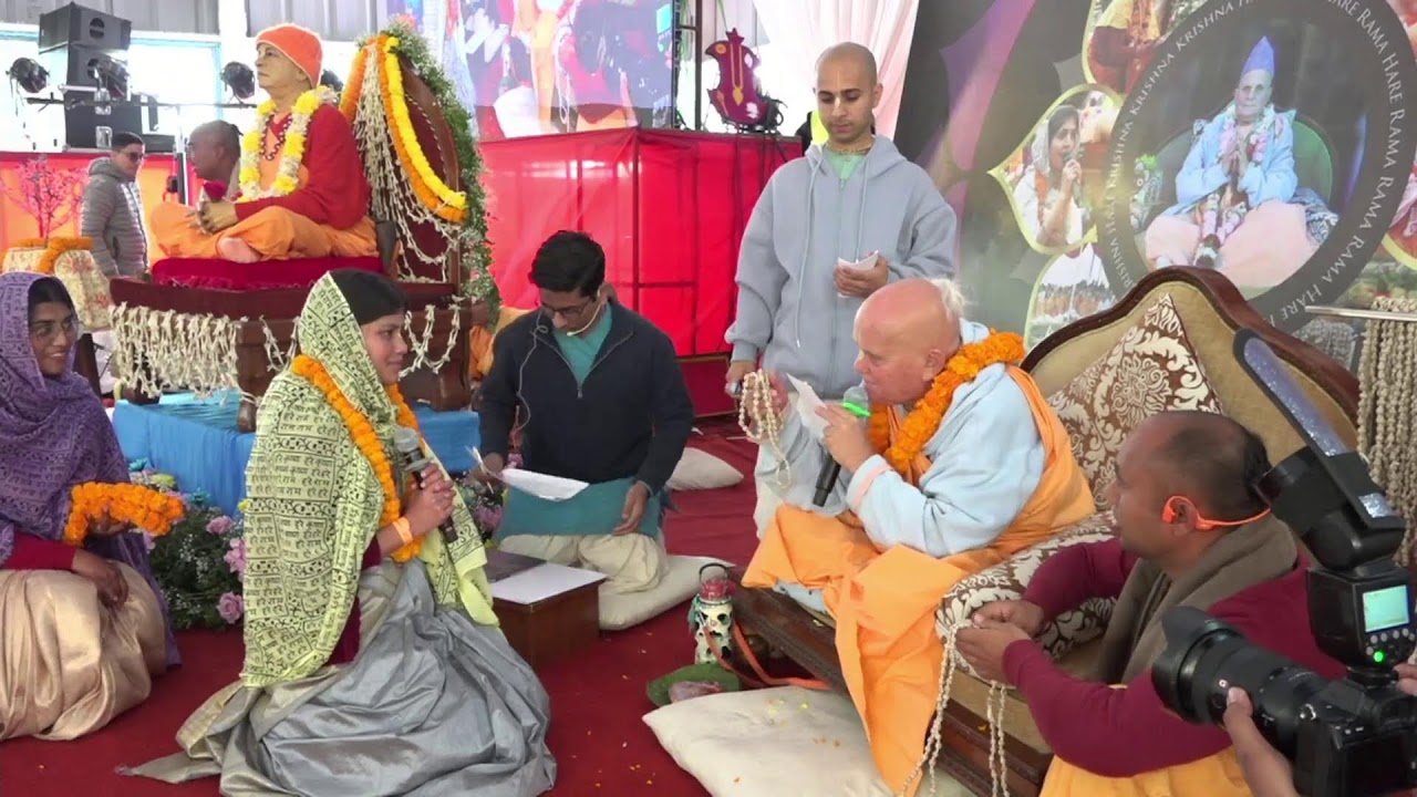 Initiation by HH Mahavishnu Swami Maharaj | ISKCON Budhanilkantha | ISKCON Nepal