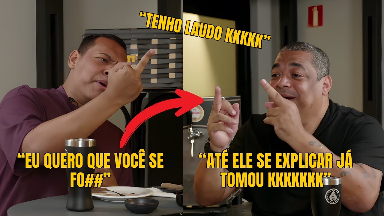 HILÁRIO VAMPETA CAIU NA RISADA COM A RESENHA DO REPÓRTER TOURETTE
