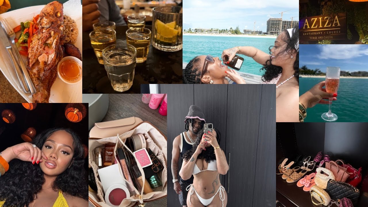Couples Trip In Turks | Vacation Skin | Villa Tour | Clubbing | Island Fits | Noahs Ark | Fun & More