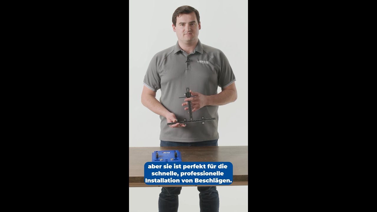 Ein Vergleich zwischen unserer brandneuen XL und unserer Standard M&ouml;belgriff-Bohrschablone