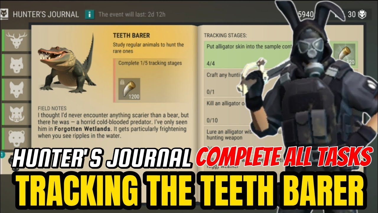 KILL THE ALLIGATORS IN FOGGY WEATHER ✅ HUNTER'S INSTINCT EVENT - LAST DAY ON EARTH SURVIVAL