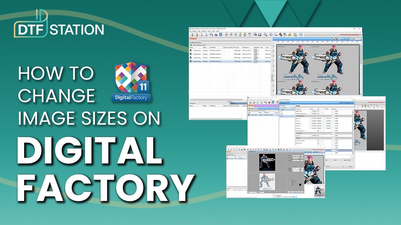 How to Change image sizes on Digital Factory | DTF Station
