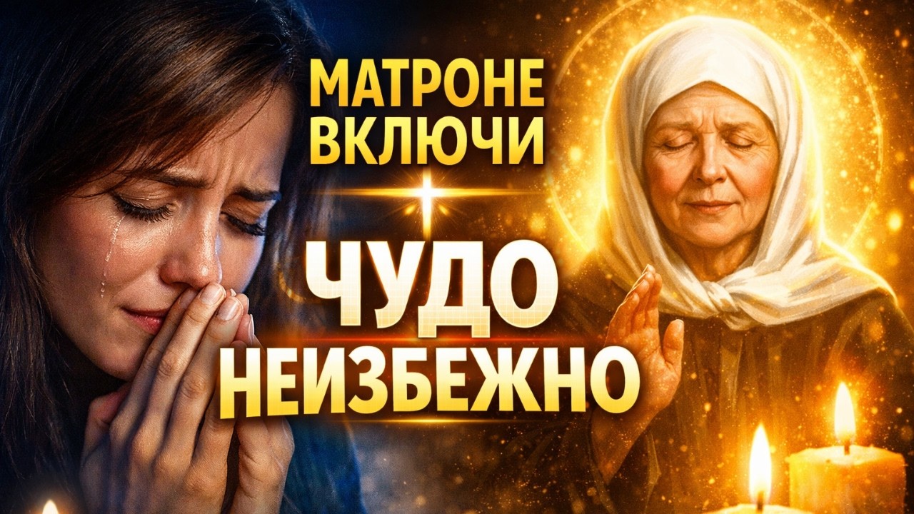 МАТРОНЕ ВКЛЮЧИ — ЧУДО НЕИЗБЕЖНО! Сильная молитва на исцеление и защиту