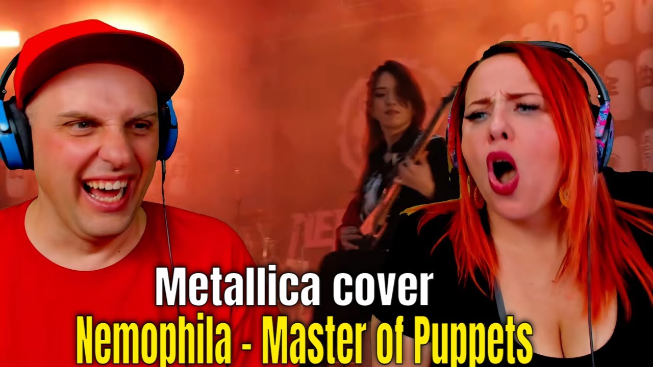 Nemophila - Master of Puppets (кавер на Metallica) #nemophila #metalica | РЕАКЦИИ THE WOLF HUNTERZ