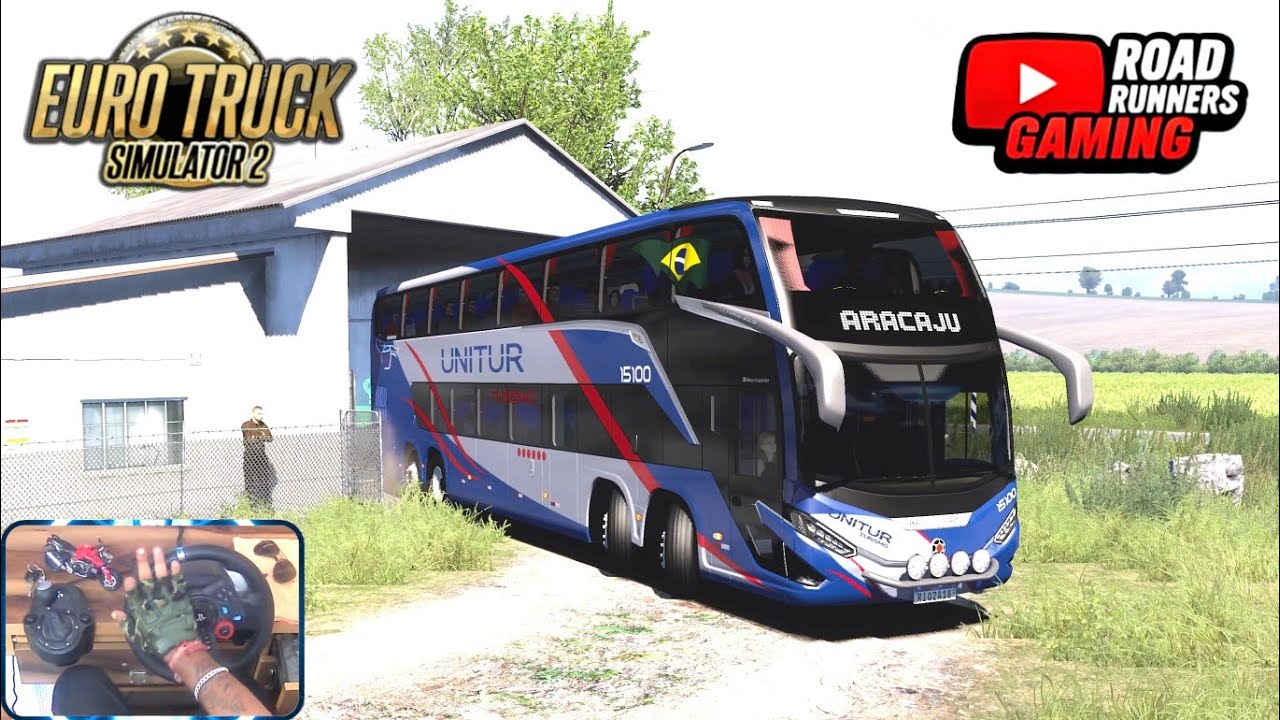 ETS2 1.53 Bus | Realistic G8 DD Mercedes Marcopolo Bus Ride | Passenger Mod | Euro Truck Simulator 2