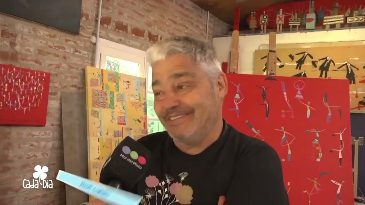 Artista Plastico Felipe Gimenez, sus obras, su magico taller - CADA D&Iacute;A 25-06-22 TELEFE MDP