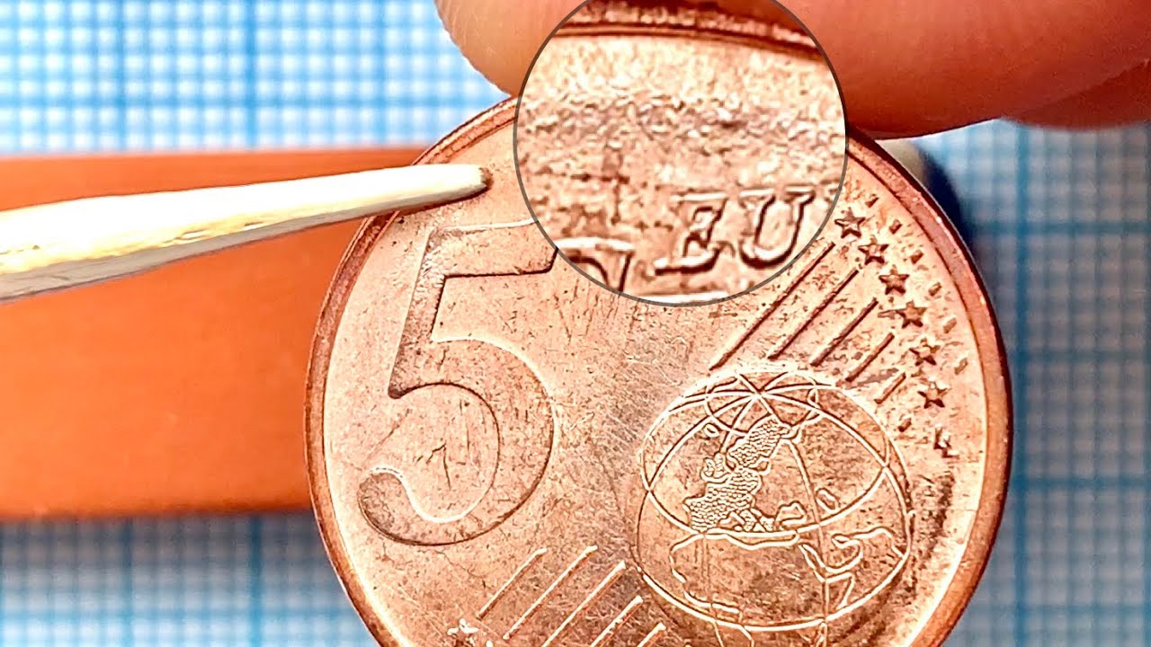 An interesting, unknown to me defect coin - 5 euro cent Germany 2019