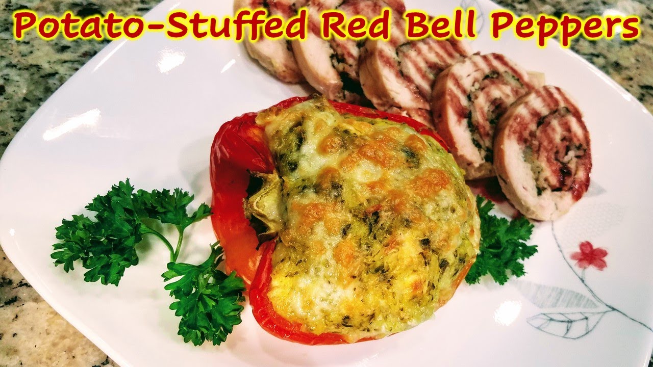 POTATO STUFFED PEPPERS Cheap Healthy Meals