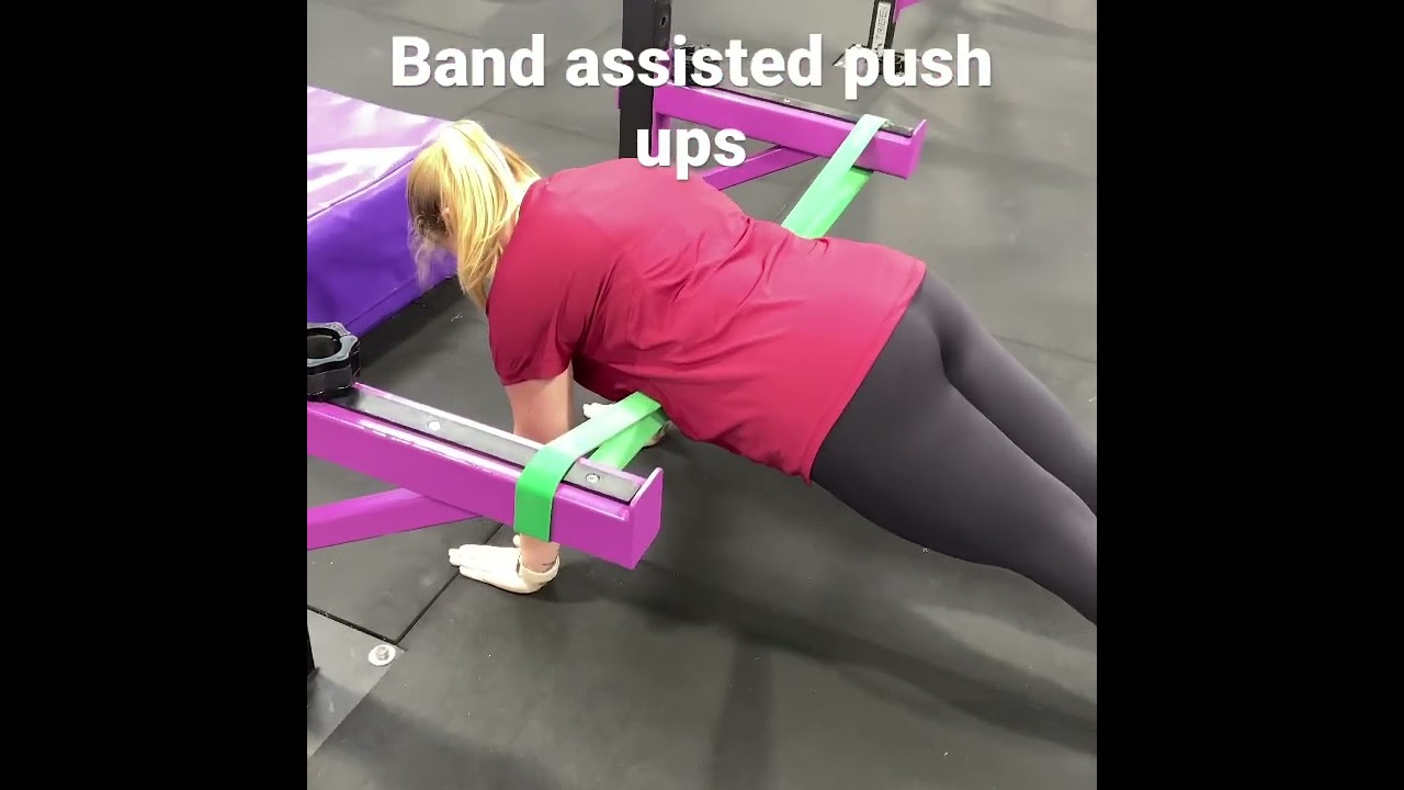 Band assisted push up