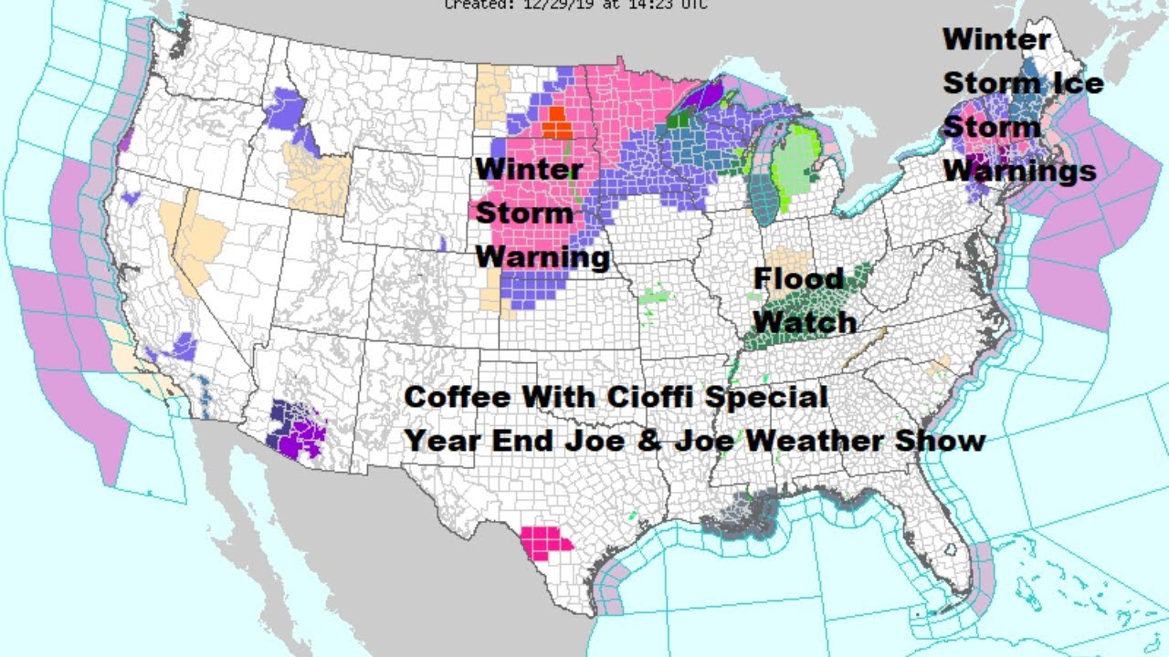 Coffee with Cioffi is A Special Year End Joe & Joe Weather Show Bring On The Ice!